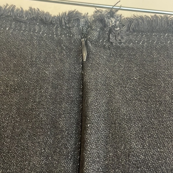 Gray/Black Patchwork Skirt - Picture 3 of 4